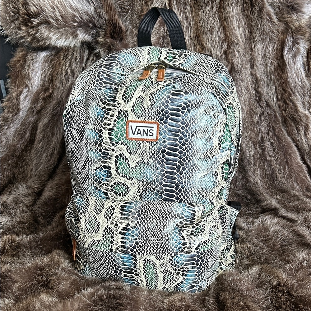VANS Snakeskin Backpack. Extremely rare find. Unused Excellent Condition!
